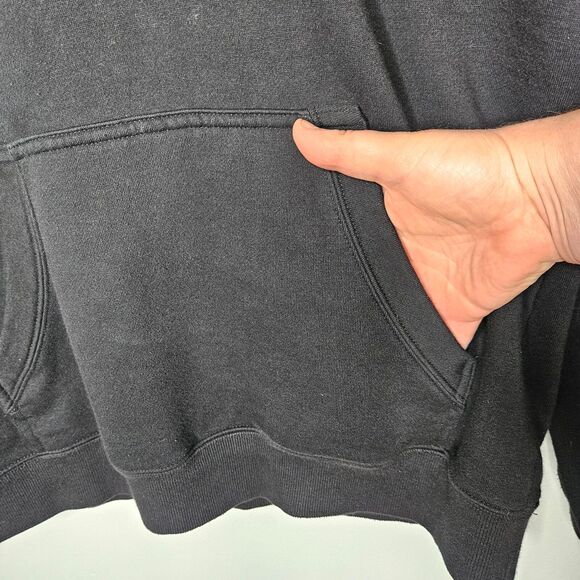 MARMOT Men's Mountain Hoody Sweatshirt Medium Logo Back Graphic Kangaroo Pocket - Picture 5 of 8